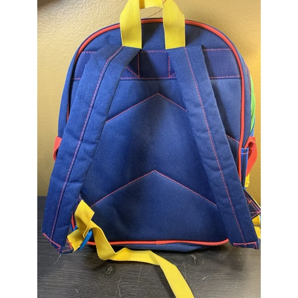 Vintage 2003 Thomas The Tank Engine And Friends Kids Backpack Y2K Book-bag